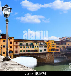 Ponte Vecchio a Firenze, Italia Foto Stock