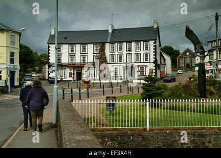 Hotel a Llanwrtyd Wells,Galles,UK.un 'bog snorkelling' town città Foto Stock