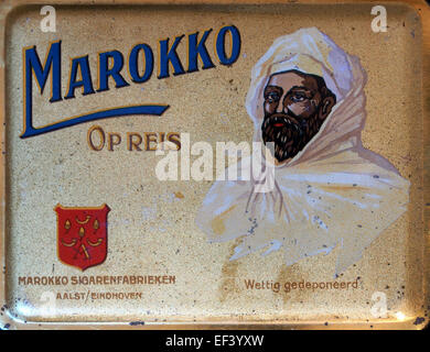 Marokko Op Reis sigarenblikje Foto Stock
