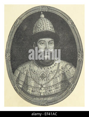 Questa illustrazione del 1879 di Rambaud raffigura Ivan IV, noto anche come Ivan il terribile, una figura chiave nella storia russa. L'opera fornisce un ritratto del suo regno e del suo significato storico. Foto Stock