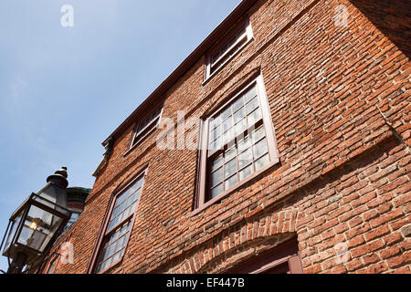 Pierce Hichborn House, North Square North End di Boston, Massachusetts, STATI UNITI D'AMERICA Foto Stock