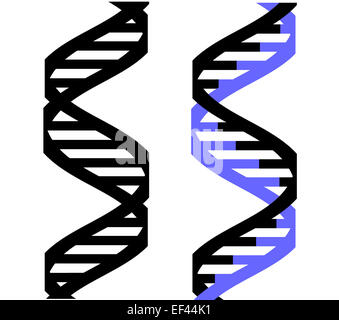 Simbolo del DNA Foto Stock