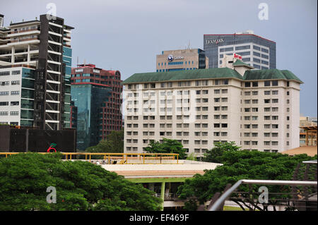 Cebu Business District dall'Ayala Center Foto Stock