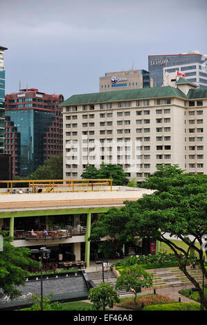 InfrastructureCebu Business District dall'Ayala Center Foto Stock