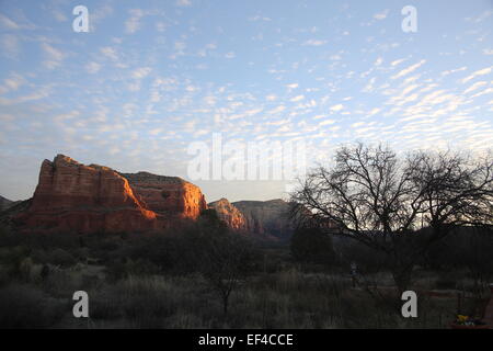 A Sedona in Arizona, al tramonto foto di jen lombardo Foto Stock