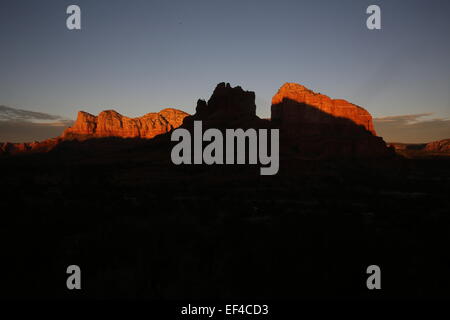 Sedona al tramonto, Arizona foto di jen lombardo Foto Stock