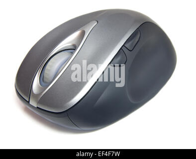 Il mouse del computer isolati su sfondo bianco Foto Stock