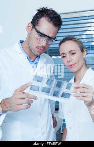 Dentisti cerchi a raggi x Foto Stock