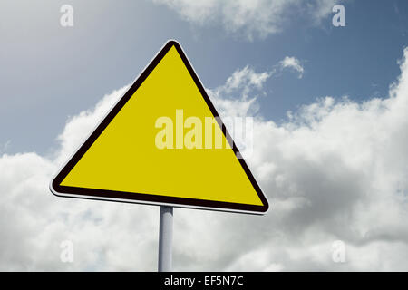 Immagine composita del triangolo di pericolo Foto Stock