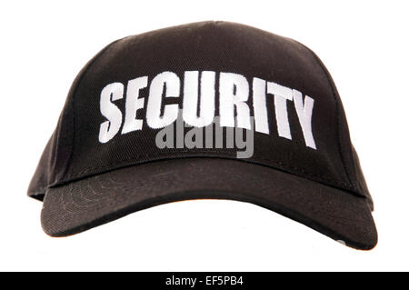 Security berretto da baseball studio ritaglio Foto Stock