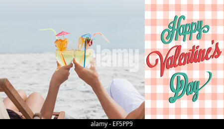 Immagine composita della cute valentines giovane Foto Stock