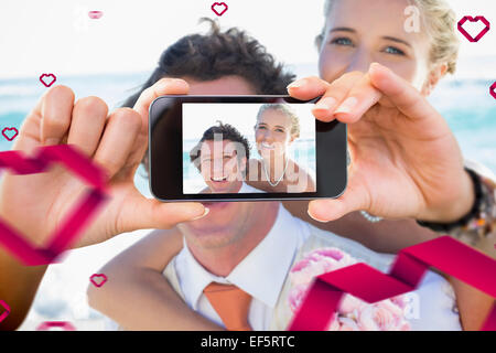 Immagine composita della coppia di san valentino Foto Stock