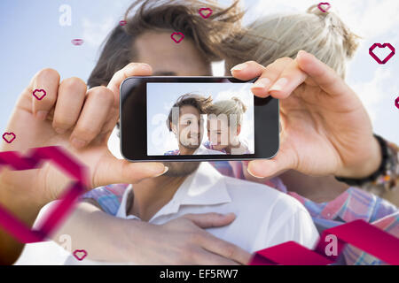 Immagine composita della coppia di san valentino Foto Stock