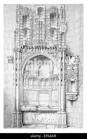 1852 Vescovo Kennedy la tomba del Collegio chiesa di Sant'Andrea Foto Stock