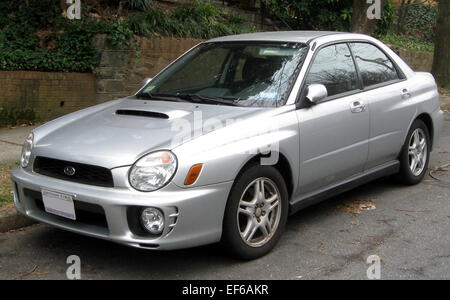 2002 2003 Subaru Impreza WRX sedan 03 16 2012 2 Foto Stock