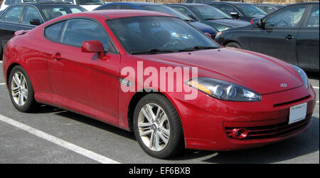 2007 2008 Hyundai Tiburon 02 15 2011 Foto Stock