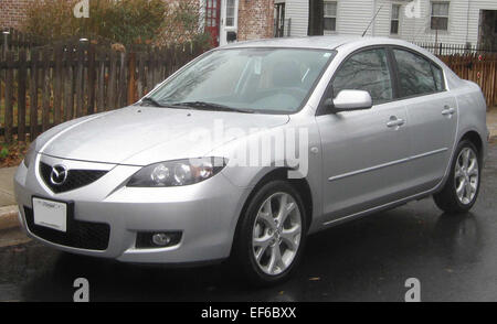 2007 2009 Mazda 3 berlina Foto Stock