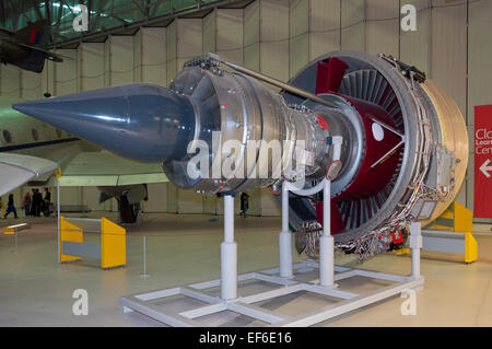 Rolls-Royce Trent 800 motore turbofan, IWM Duxford Foto Stock