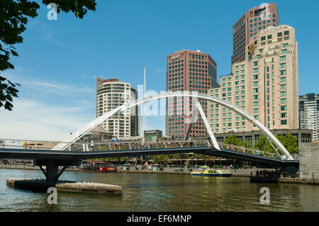 Southgate Bridge, Melbourne, Victoria, Australia Foto Stock