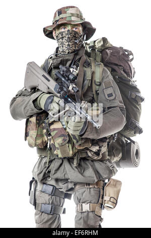 Jagdkommando soldato austriaco forze speciali Foto Stock