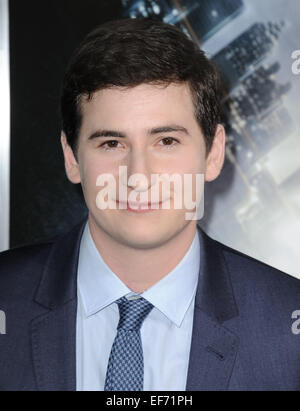 Los Angeles, California, USA. 27 gennaio, 2015. Sam Lerner frequentando il Los Angeles Premiere di '' Progetto almanacco'" tenutasi presso la leva TCL Chinese Theatre in Hollywood, la California il 27 gennaio 2015. 2015 Credit: D. lunga/Globe foto/ZUMA filo/Alamy Live News Foto Stock