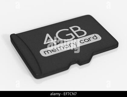 Memory card MicroSD. Foto Stock