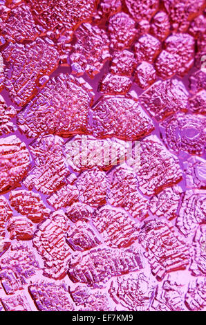 Cristalli colorati macro Foto Stock
