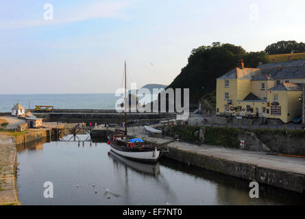 Settembre 2014 al porto di Charlestown, Cornwall Pic Mike Walker, Mike Walker foto Foto Stock