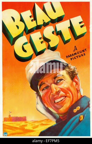 Beau Geste - Gary rame - poster del filmato Foto Stock