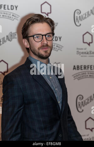 NEW YORK, NY - Gennaio 28, 2014: Dan Stevens assiste il 2015 Casa di Gala SpeakEasy al City Winery di Manhattan Foto Stock