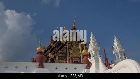 Pavilion al Royal Flora Ratchaphruek, Chiang Mai, Thailandia Foto Stock