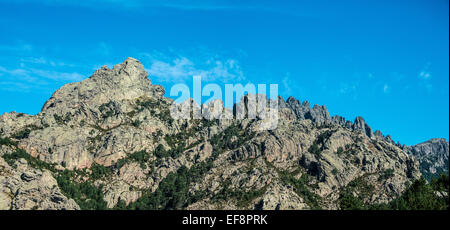 Col de Bavella, il Massiccio di Bavella, Corsica, Francia Foto Stock