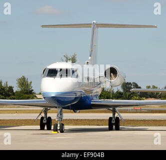 Luxury private jet per il business travel Foto Stock