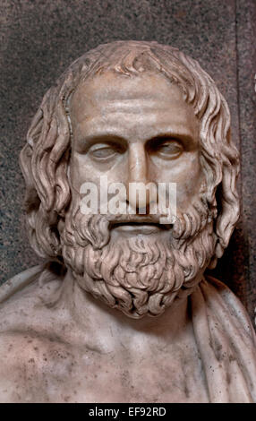 Euripides scultura tragedia del busto classico di Atene 