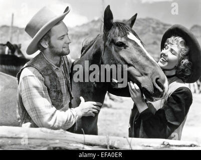 WILLIAM HOLDEN, JEAN ARTHUR, Arizona, 1940 Foto Stock