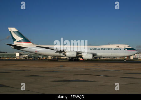 CATHAY PACIFIC 747 800 Foto Stock