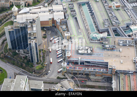 Una veduta aerea di Basingstoke town center Foto Stock