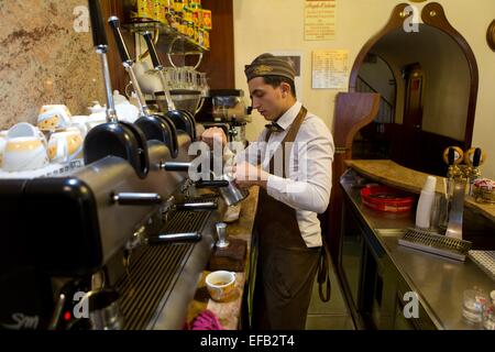 Coffee Bar a Napoli Foto Stock