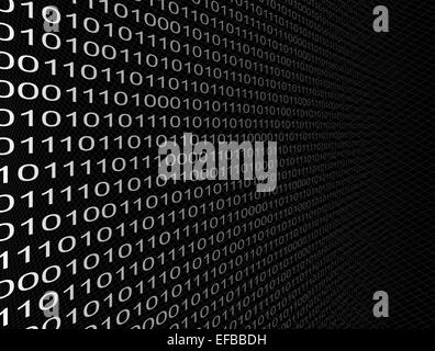Codice binario Foto Stock