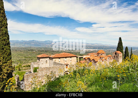 La chiesa di San Dimitrios (metropoli) in Mistra, Grecia Foto Stock