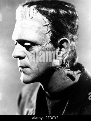 BORIS KARLOFF Frankenstein (1931) Foto Stock