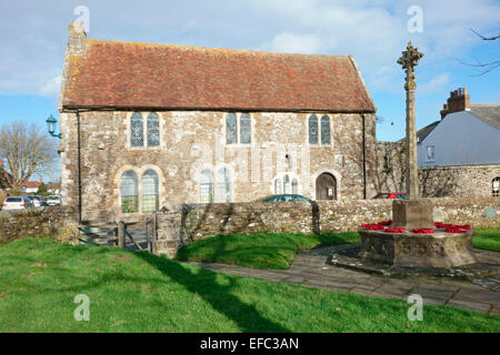 Il Tribunale vecchio e Memoriale di guerra, Winchelsea, East Sussex, England, Regno Unito Foto Stock