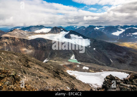 La gamma della montagna di Sarek Foto Stock