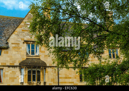 Tipica casa stobne Cotswolds, Gloucestershire, UK. Foto Stock