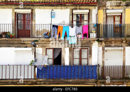 Vecchia casa in Porto, Portogallo Foto Stock