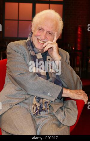 Talkshow Koelner Treff (Folge 316) des in WDR Koeln am 30.08.2014 mit Carl Djerassi Foto Stock