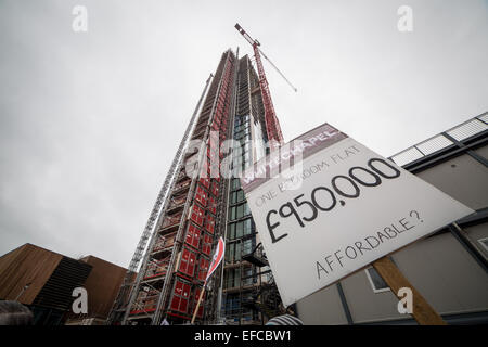 Londra, Regno Unito. Jan 31, 2015. Marzo per abitazioni e alloggi diritti Credito: Guy Corbishley/Alamy Live News Foto Stock