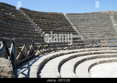 Teatro Piccolo di Pompei Foto Stock