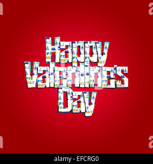 Arazzo sullo sfondo di San Patrizio giorno Foto Stock