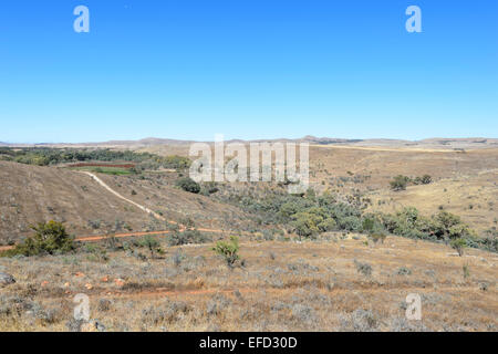 Serbatoio Hill Lookout, Orroroo, Sud Australia Foto Stock